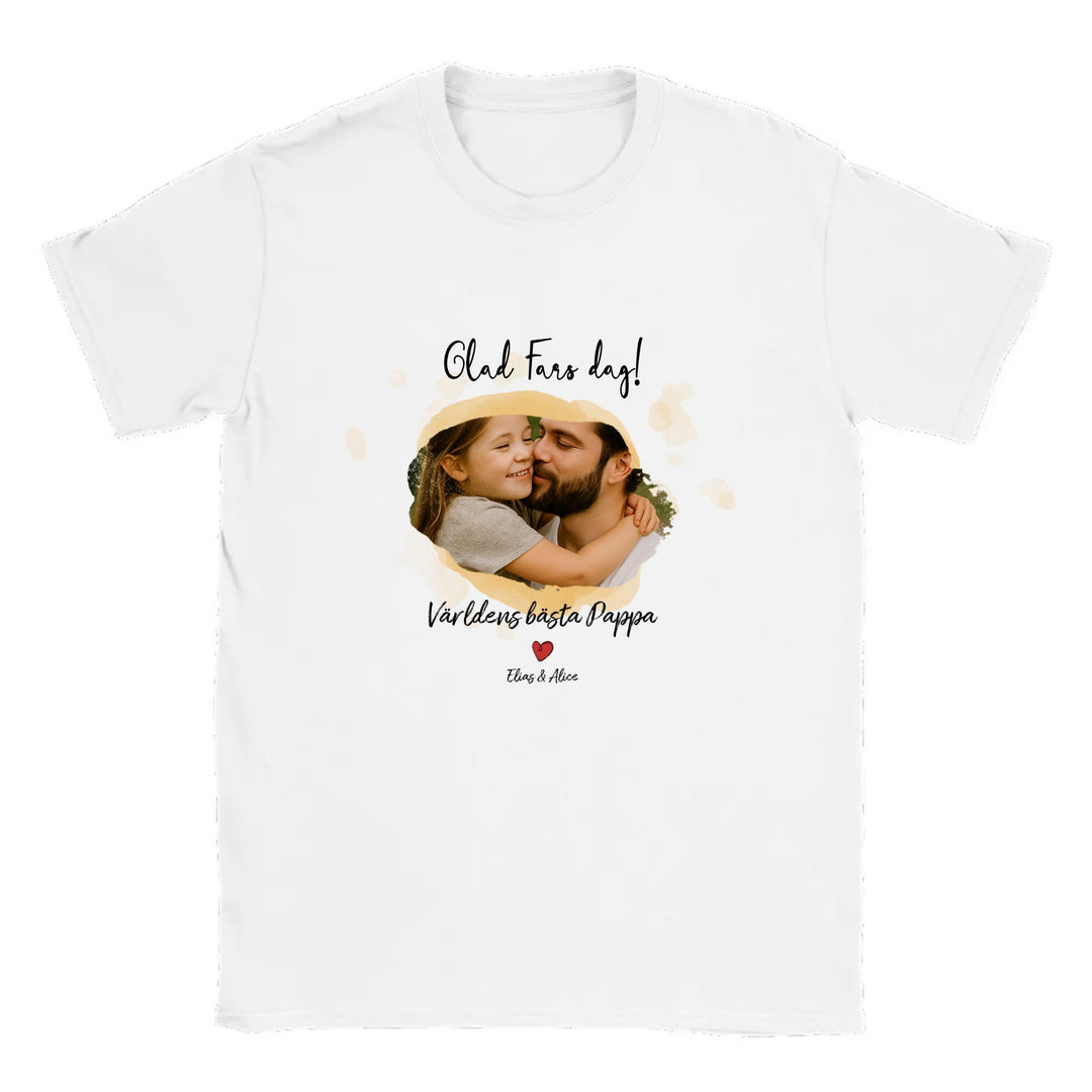 Personlig Fars dag T-shirt